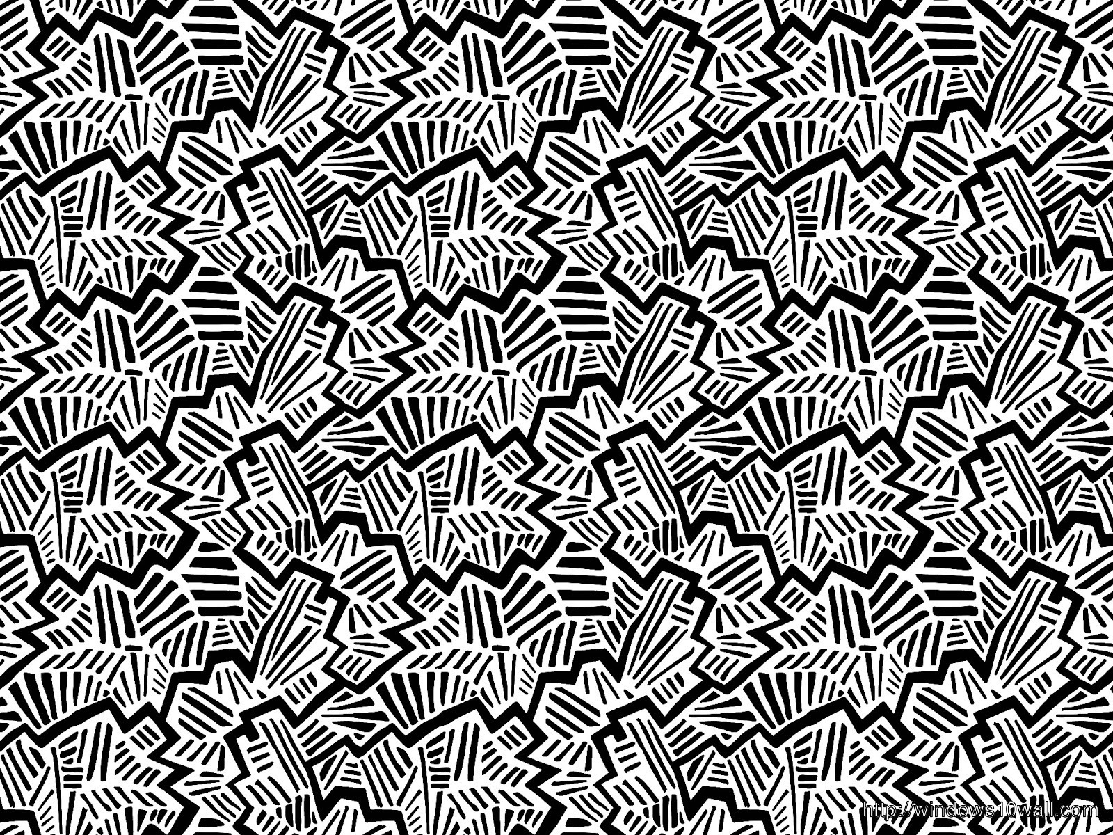 Abstract Design Pattern Black And White