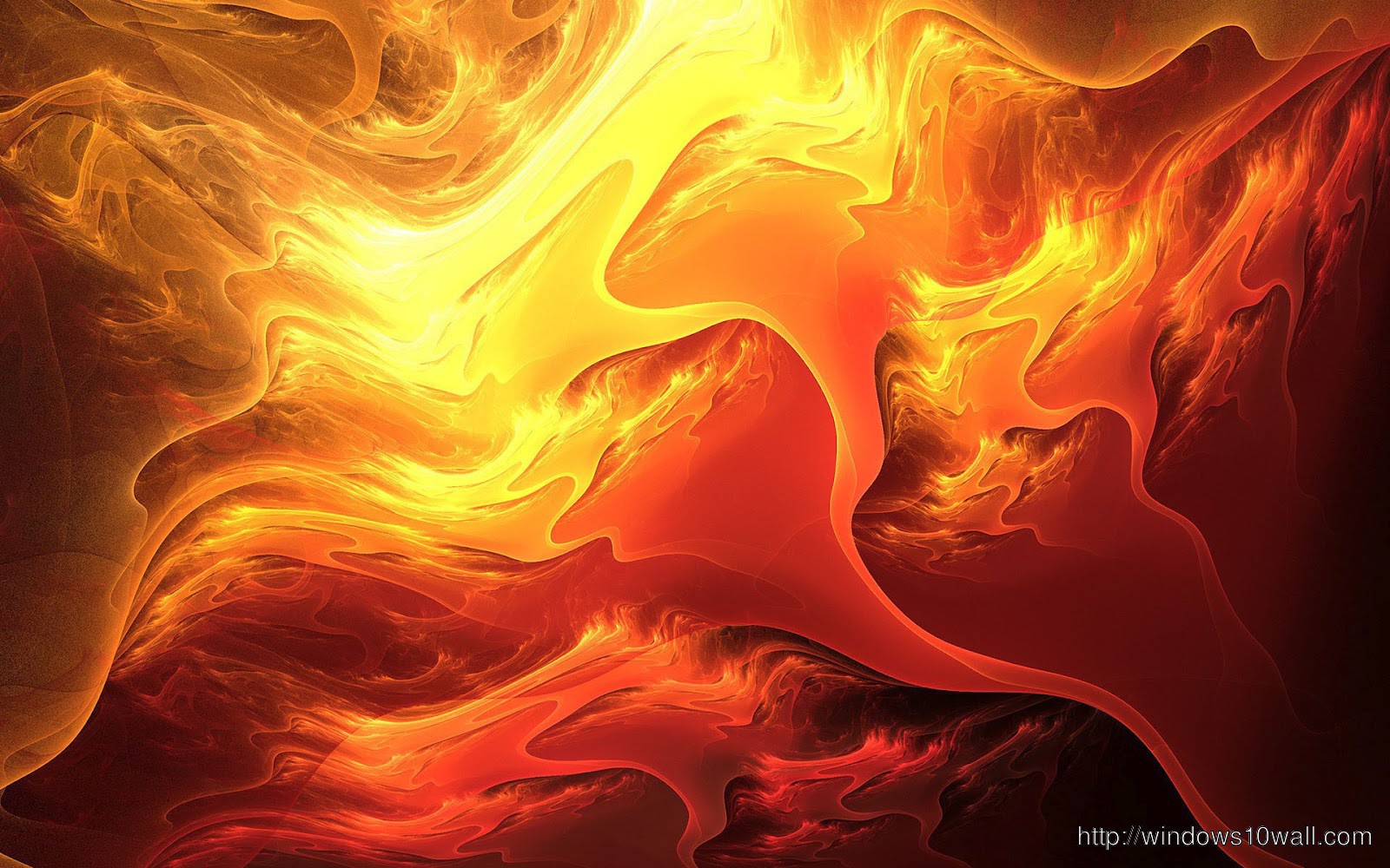 Abstract Fire Color