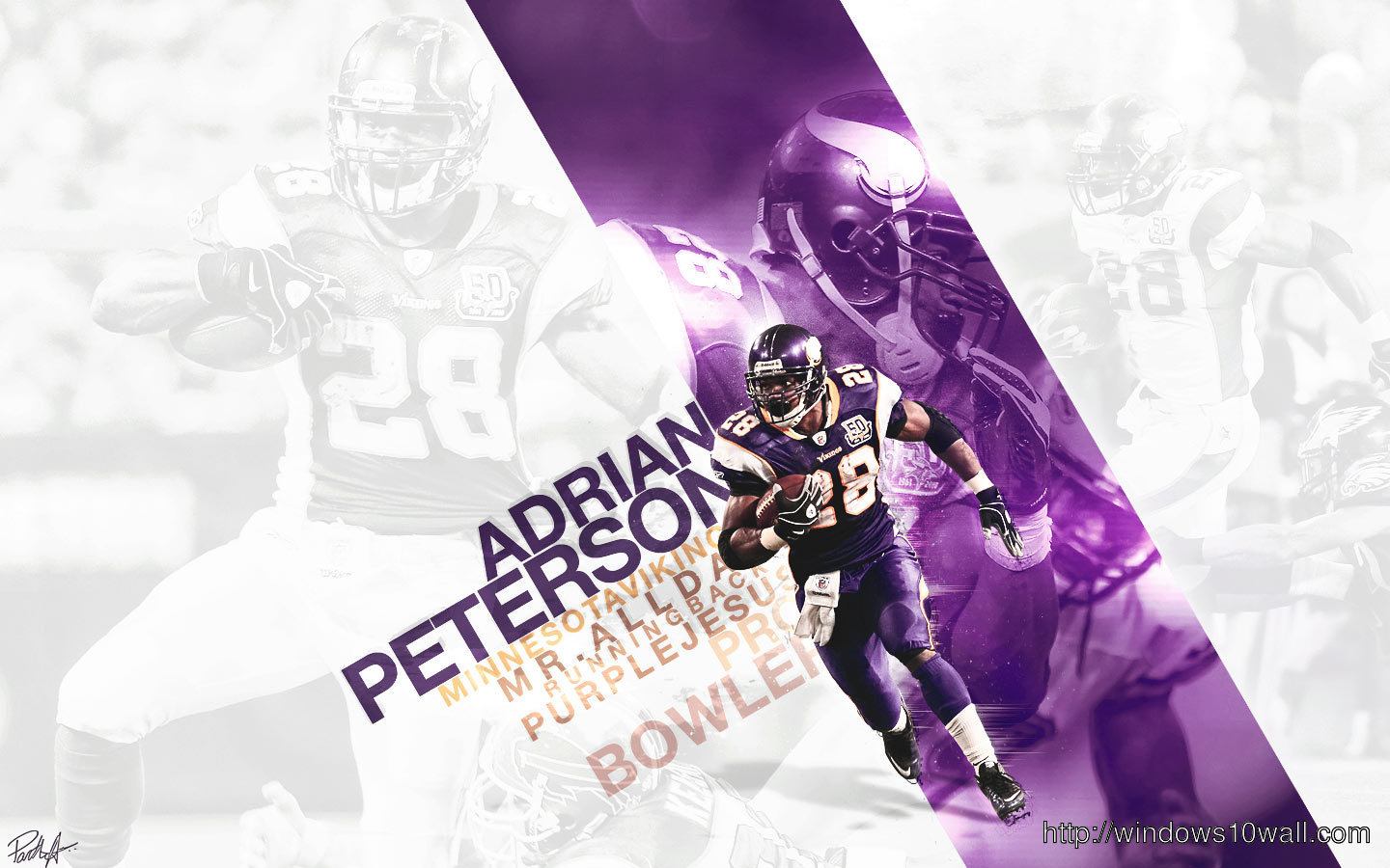 Adrian Peterson 2012 Football Wallpaper