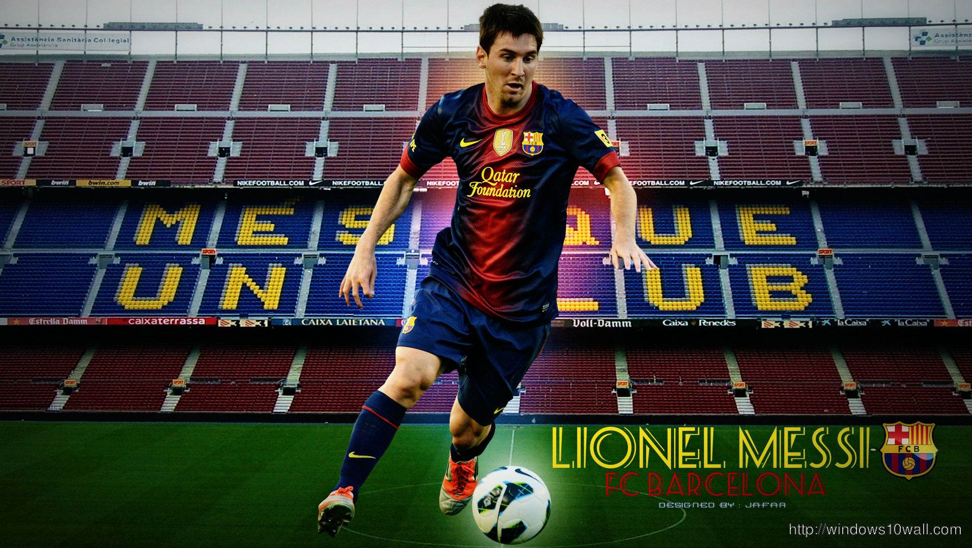 Barcelona Lionel Messi 2013 Wallpaper