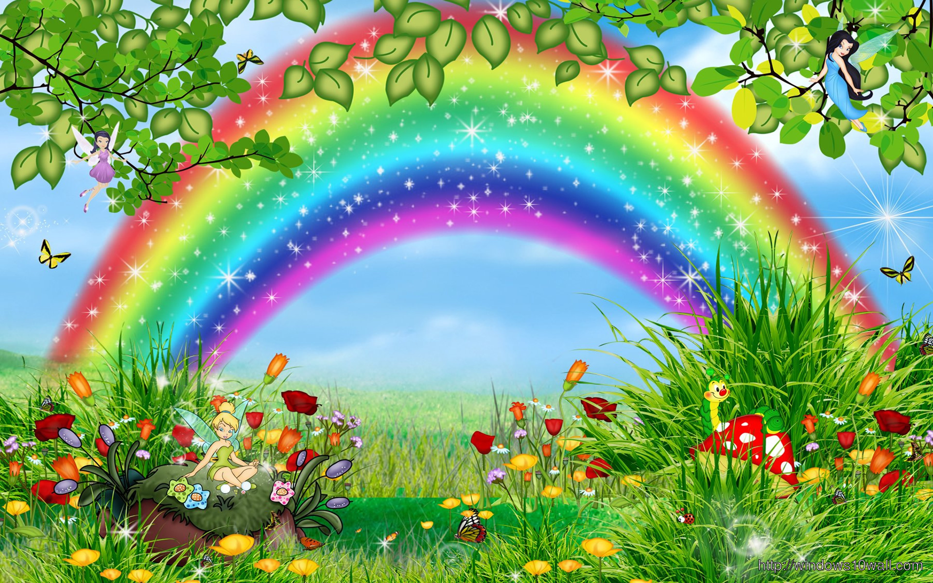Beautiful Nature Rainbow Wallpaper