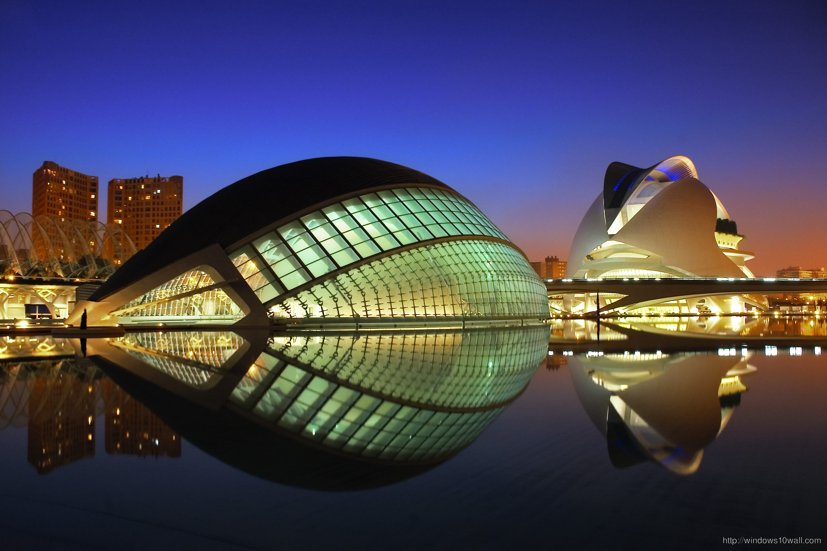 City Of Art And Sciences In Valencia Spain Wallpaper