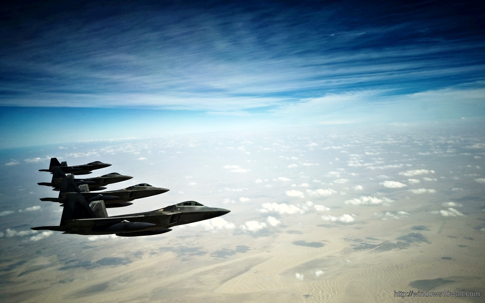 F 22 Raptor Stealth Fighters Plane