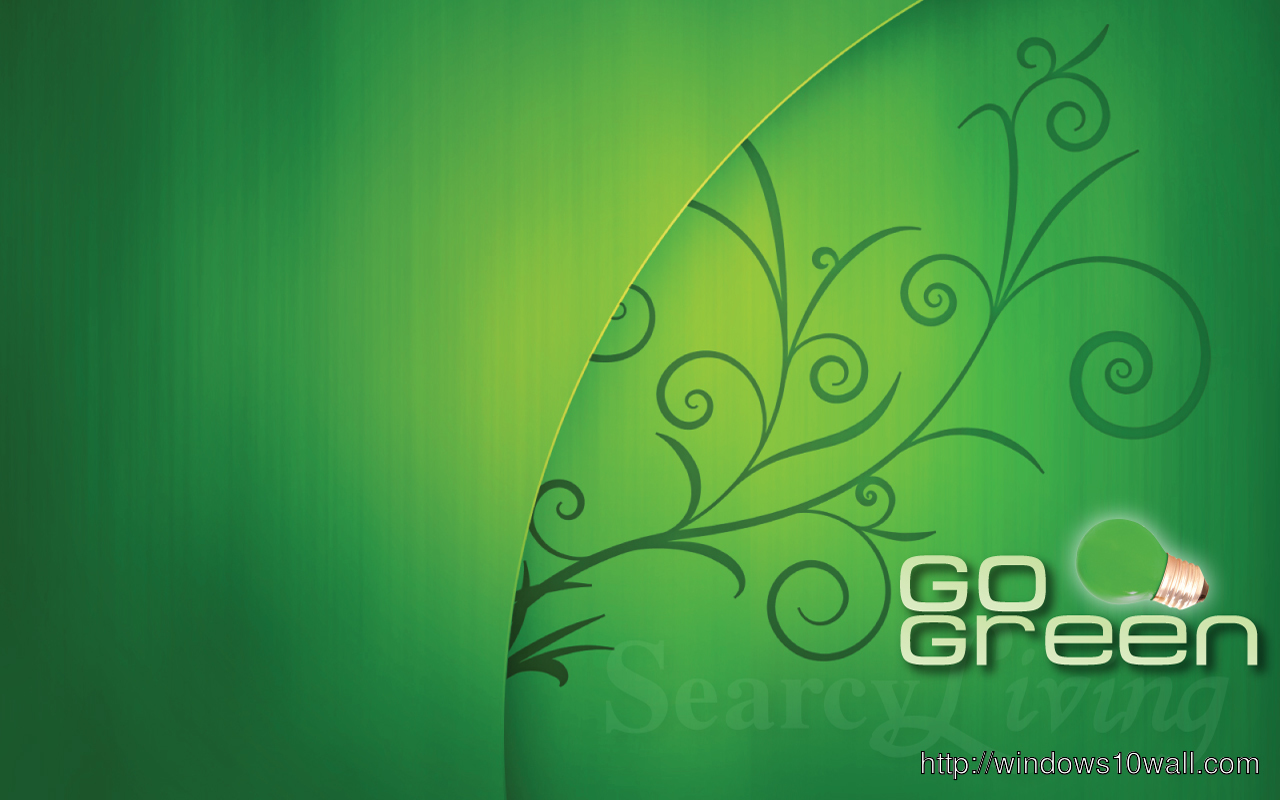 go green background Image