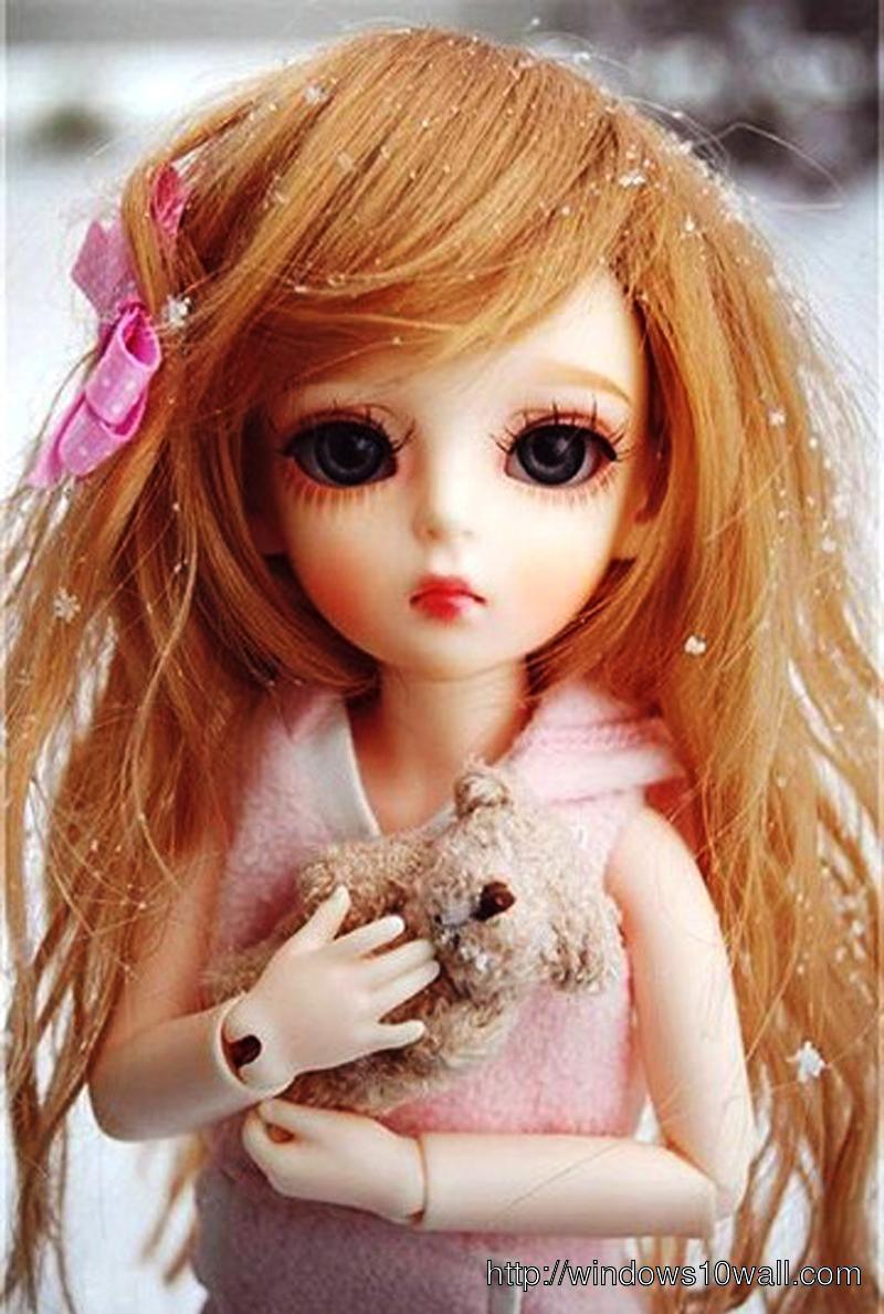 Latest Sad Doll Mobile Pic for Girls