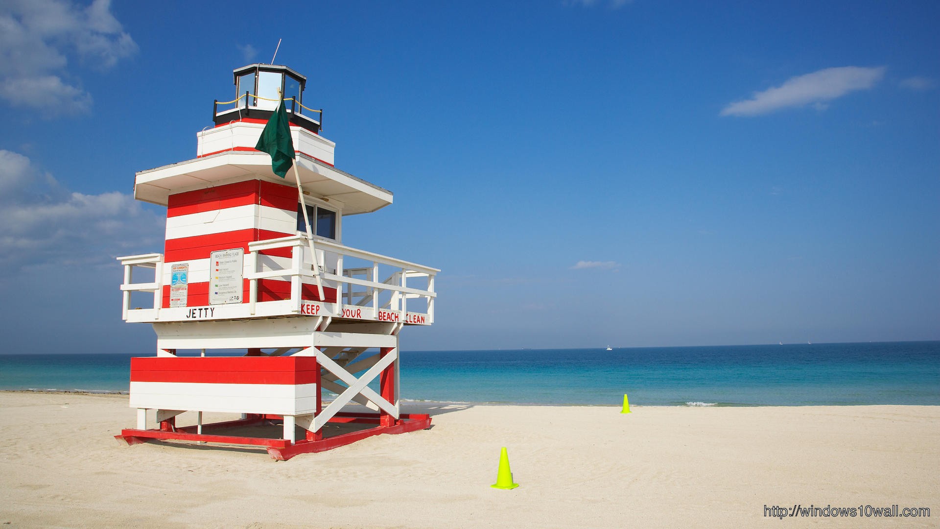 Miami Beach Side View Travel Wallpaper