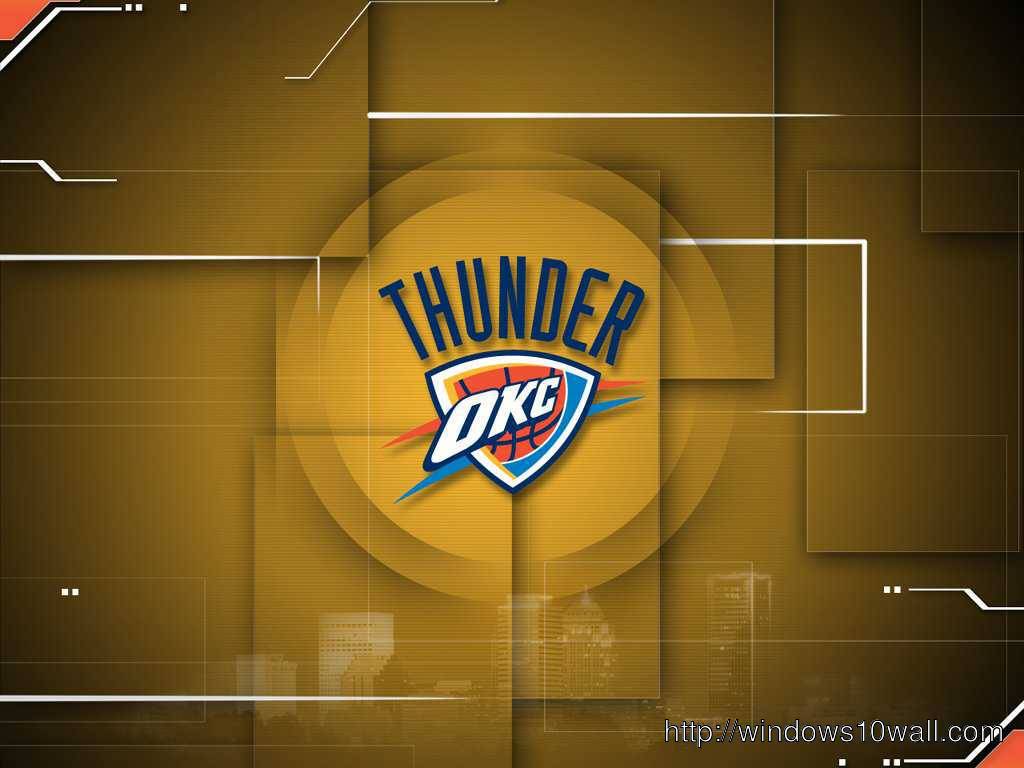 Okc Thunder Logo Background Wallpaper