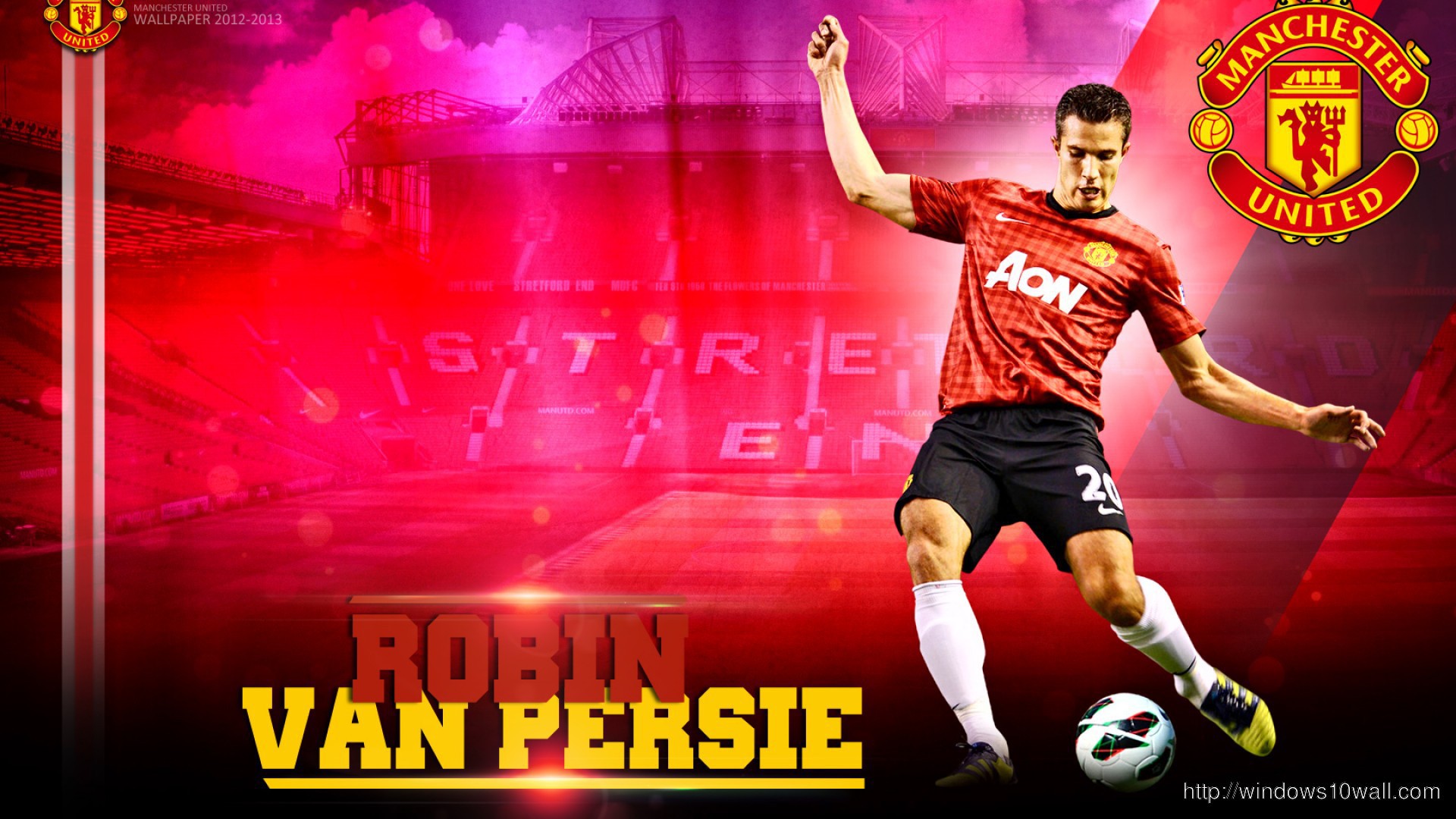 Robin Van Persie Manchester United Wallpaper