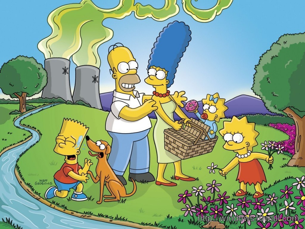 Simpsons Family Wallpaper