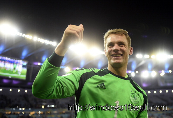 World Cup 2014 Manuel Neuer wins Golden Glove Picture