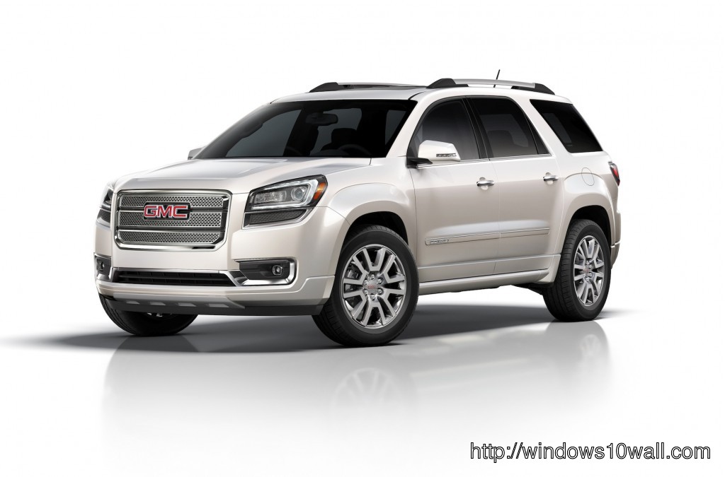 All New GMC Acadia 2014 Photo in White Background