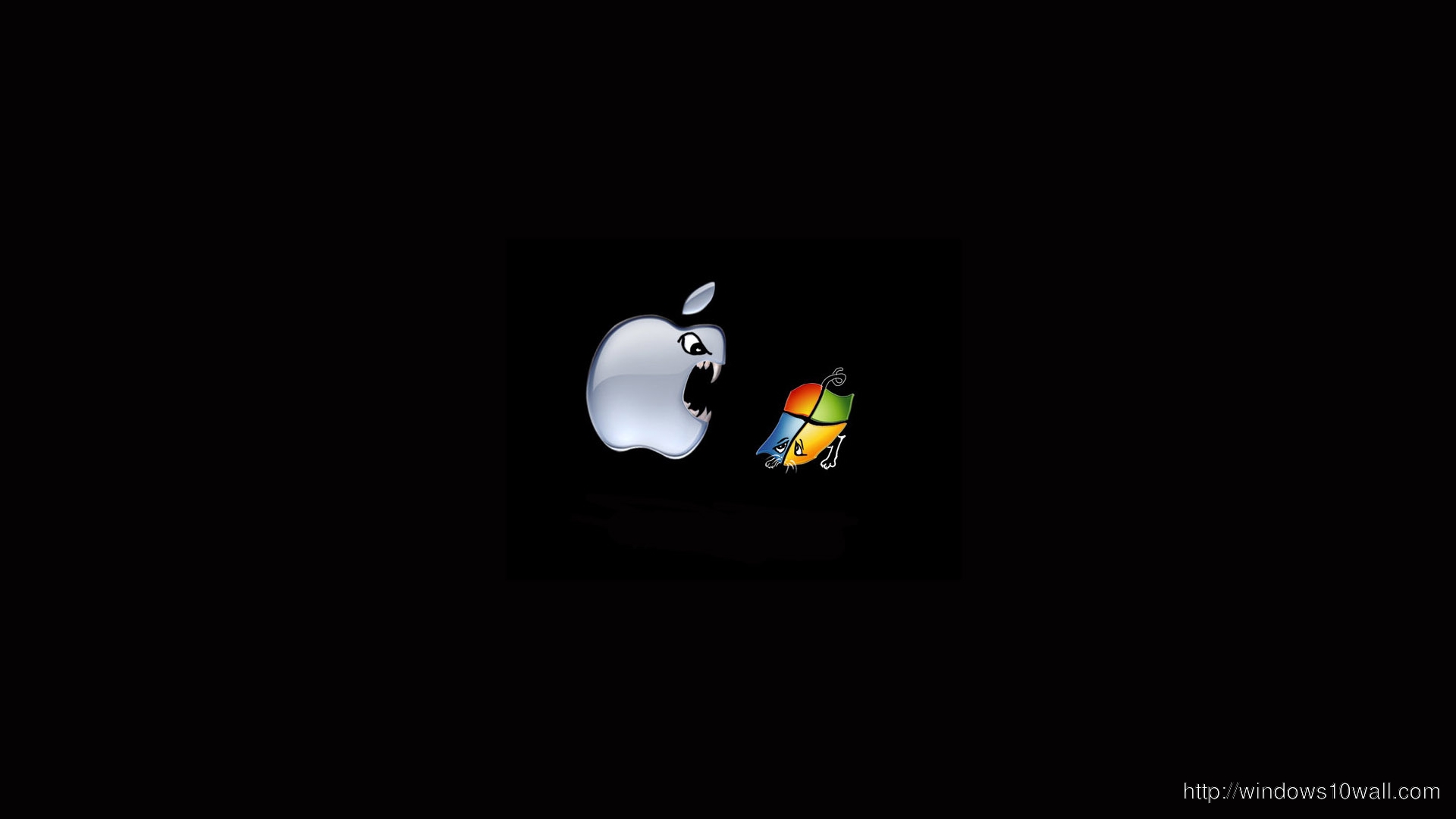 Funny Mac Eating Windows