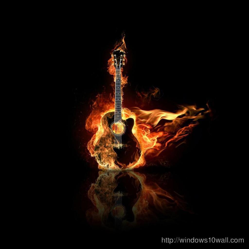 Abstract Guitar iPad background wallpaper
