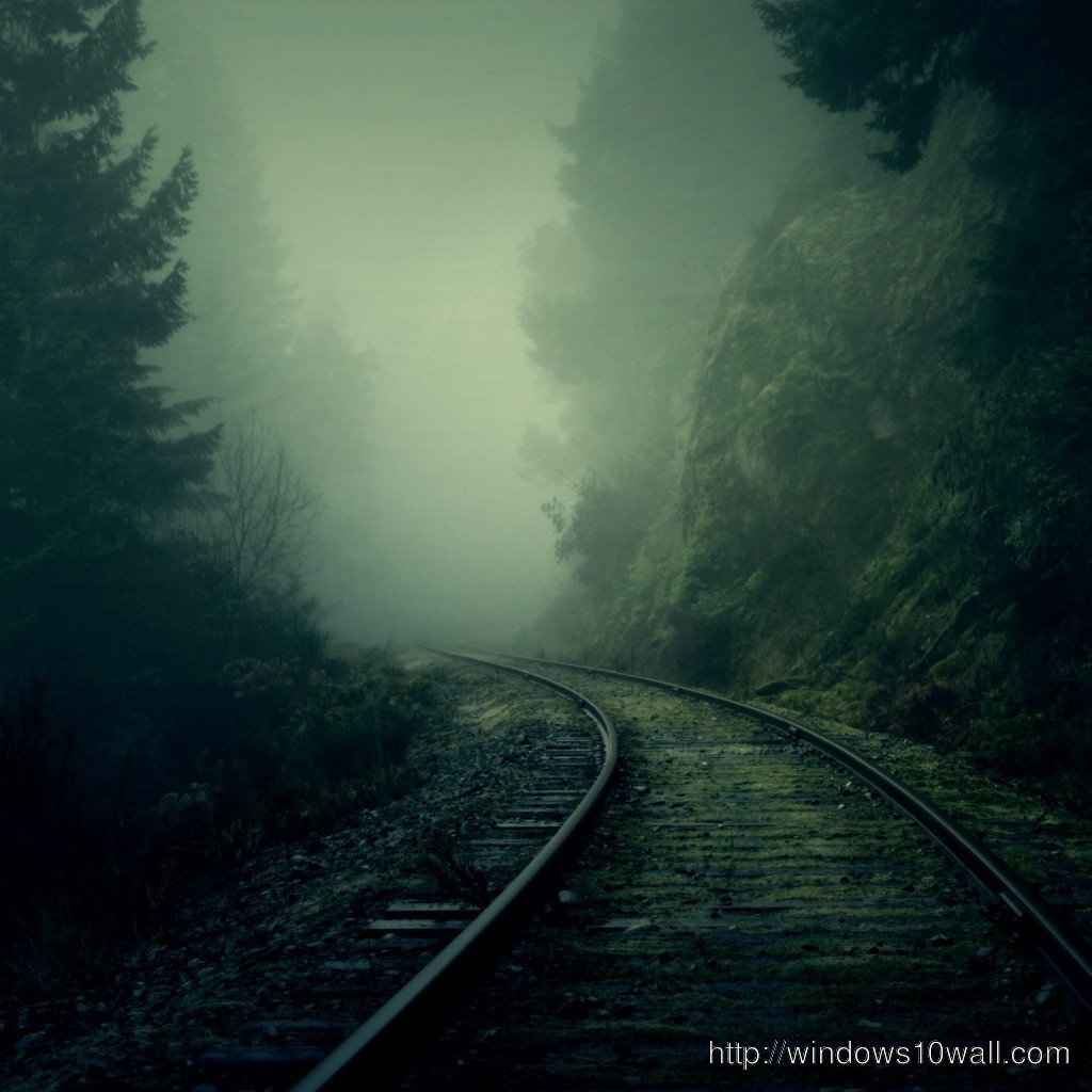 Beautiful Railroad iPad background wallpaper