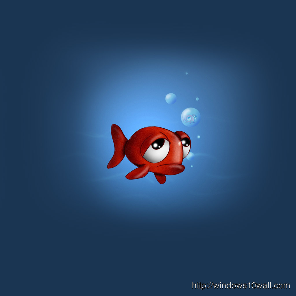 sad fish iPad Background Wallpaper