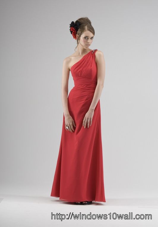 chiffon-one-shoulder-bridesmaid-dresses-in-red-background-wallpaper