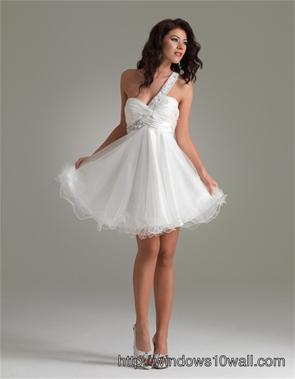 short-prom-dresses-in-white-one-shoulder-background-wallpaper