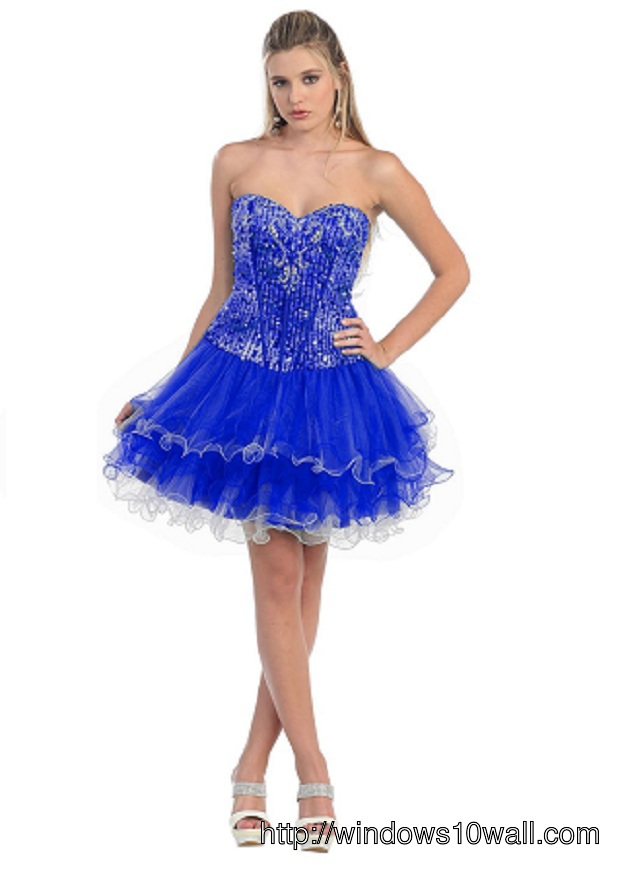 stylish-royal-blue-short-prom-dress-background-wallpaper