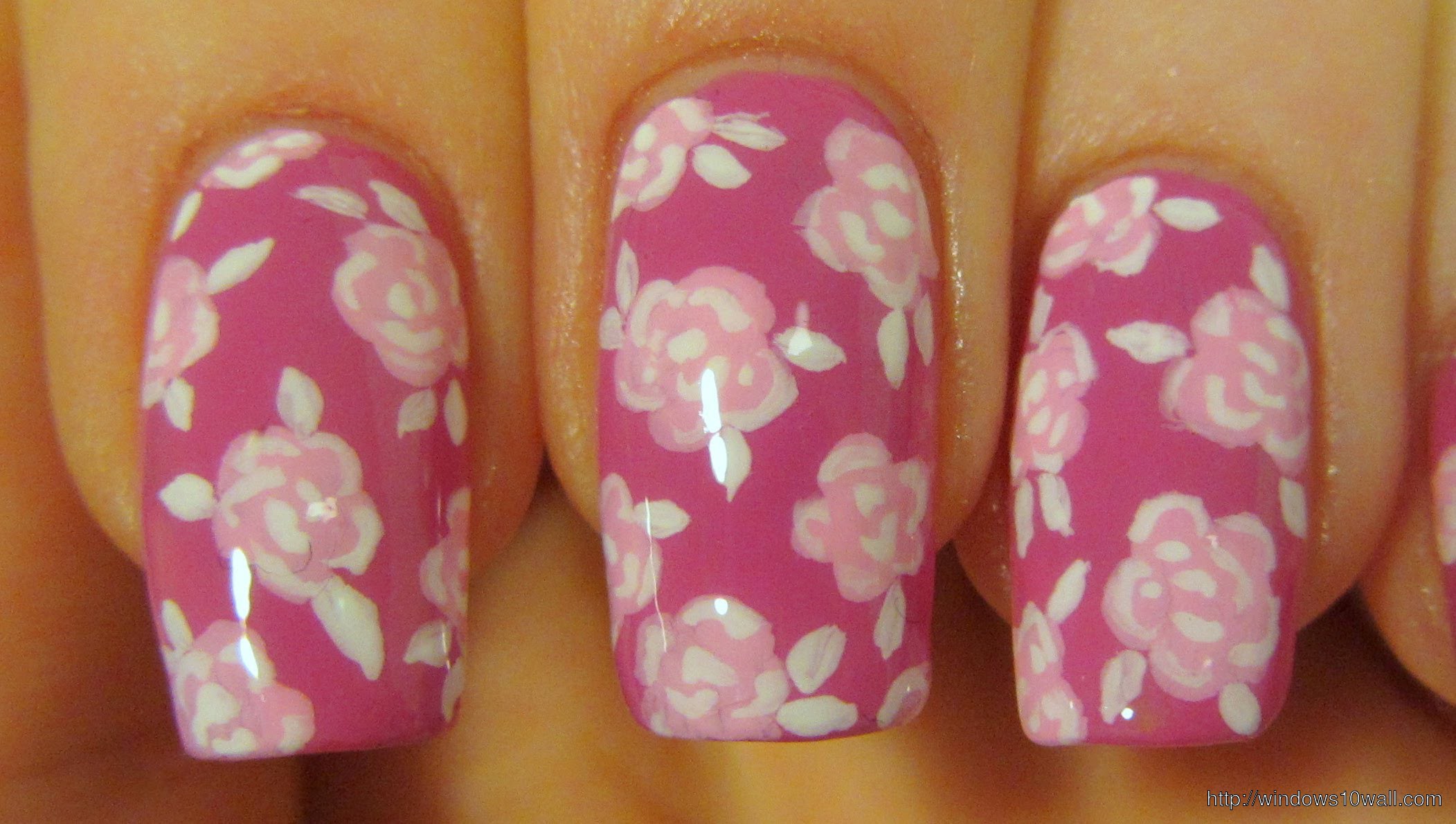 pink-nail-art-designs-with-flowers-background-wallpaper