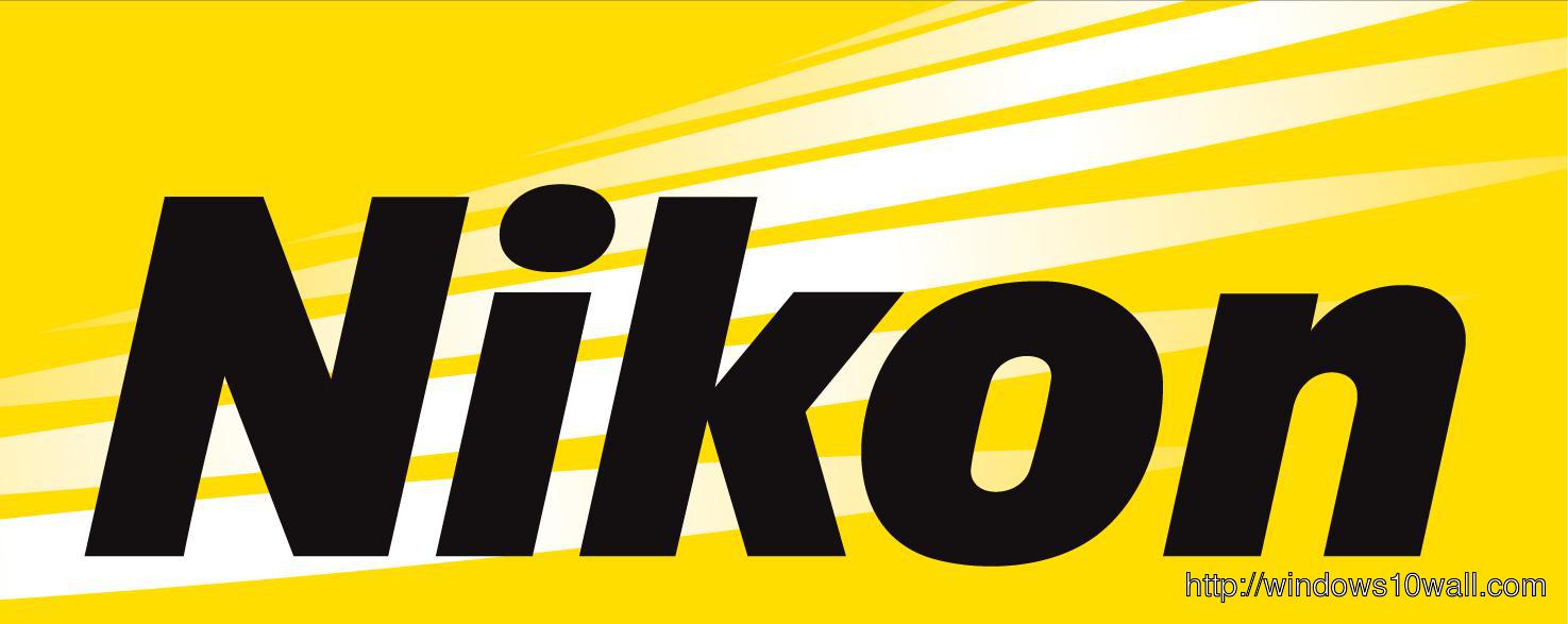 Nikon logo Background Wallpaper