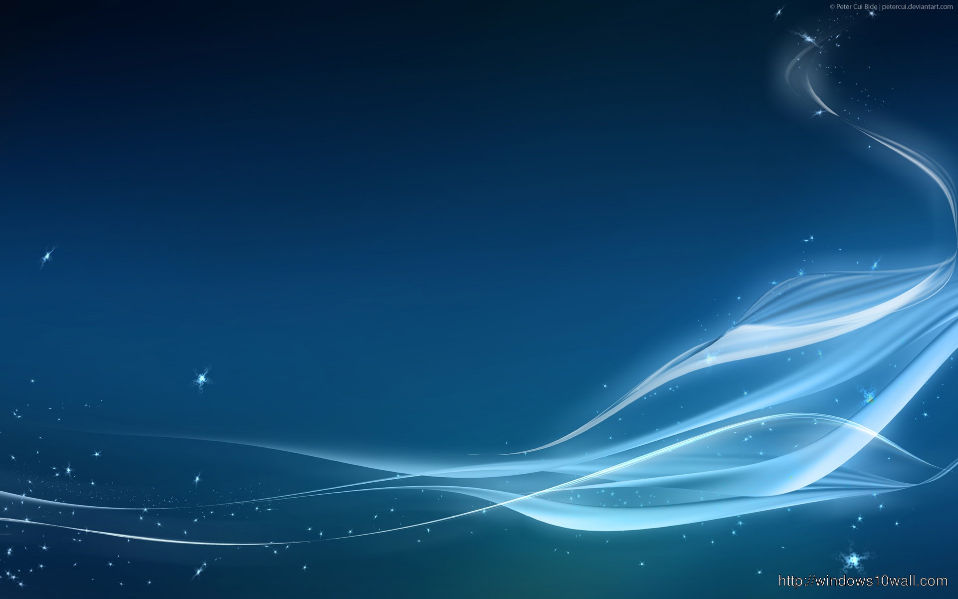 Abstract Blue waves Background Wallpaper