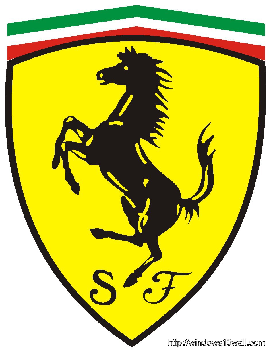 Ferrari Logo SF Background Wallpaper - windows 10 Wallpapers
