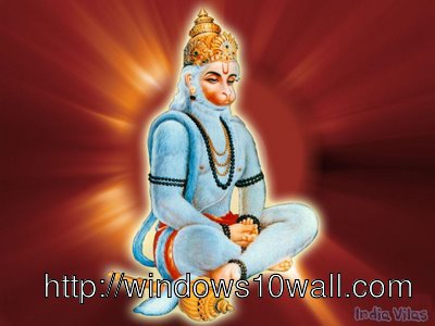 HanumanJi Praying Background Wallpaper