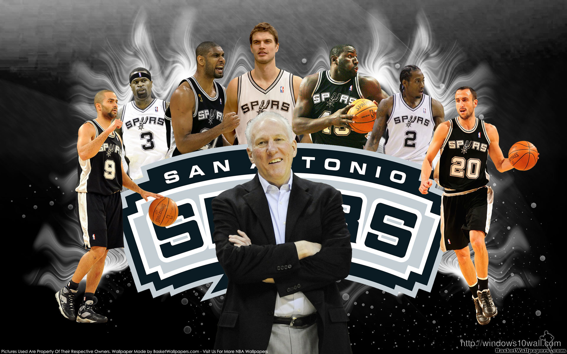 San Antonio Spurs background wallpaper