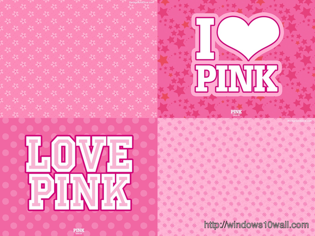 Free I love pink Wallpaper Download Free