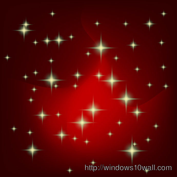 red background with stars xmas