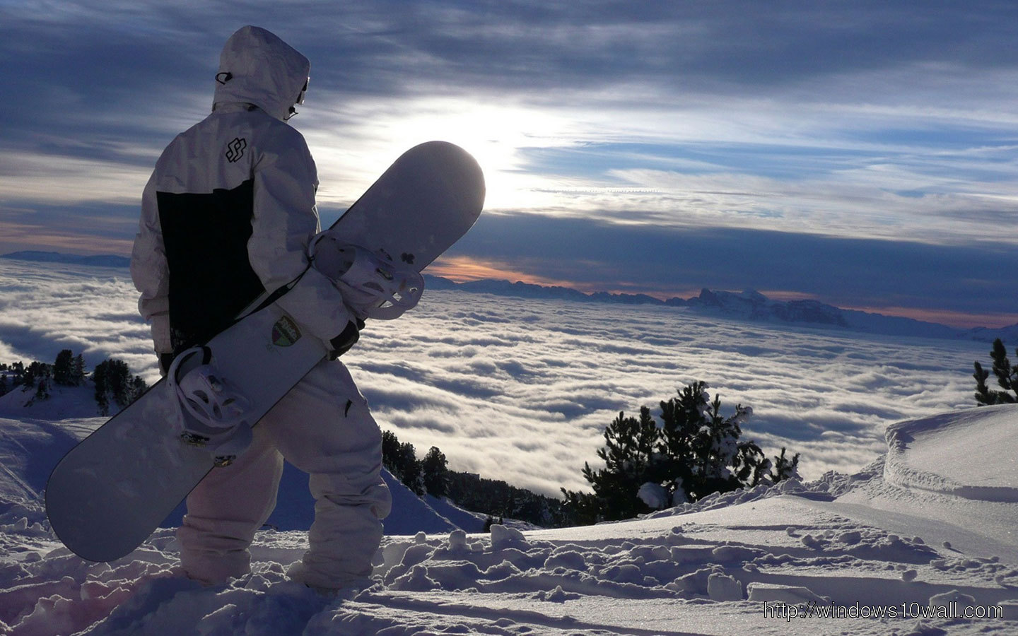 Wallpaper Snowboard Heaven Hd free