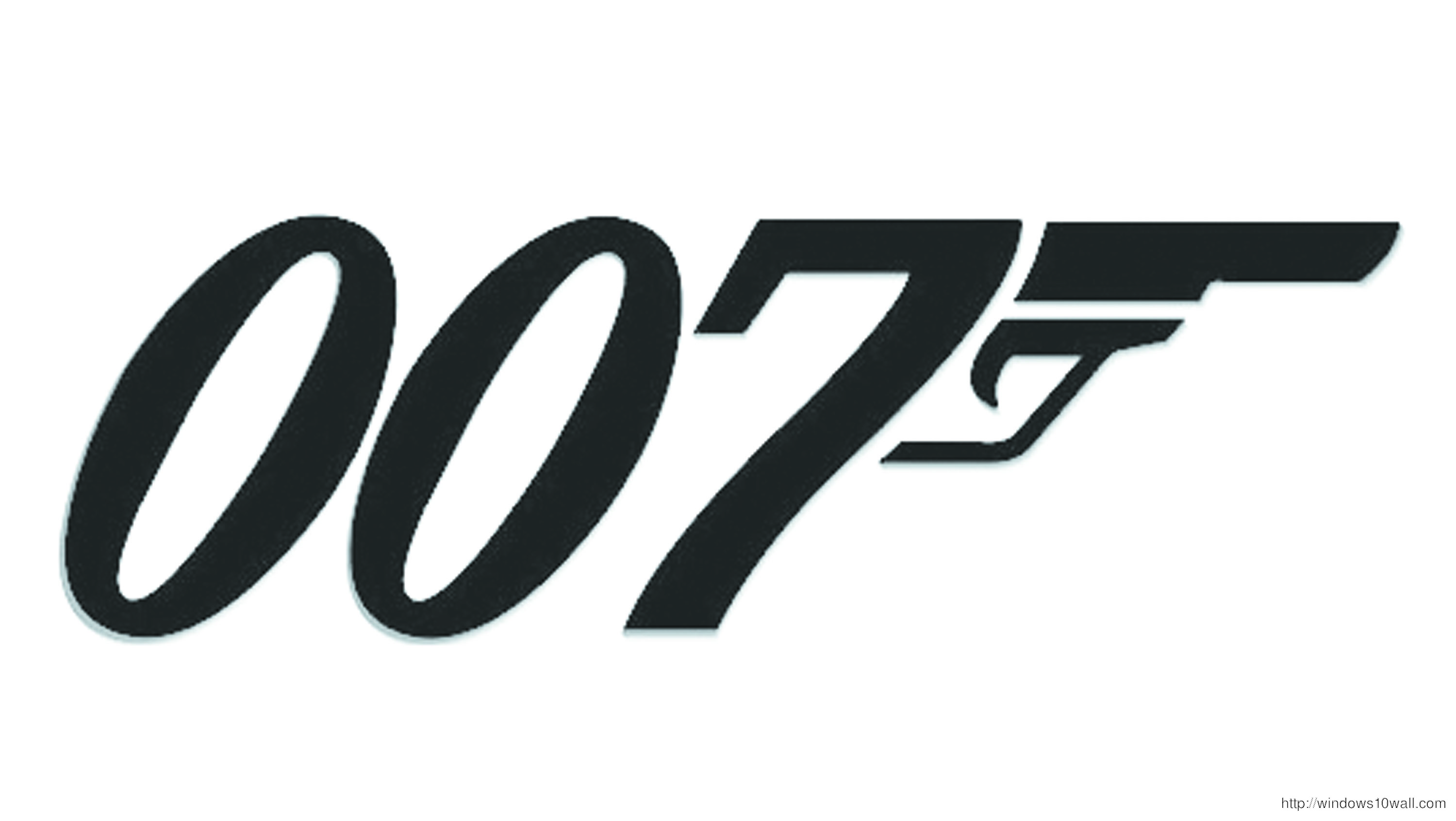Modern 007 Background Logo
