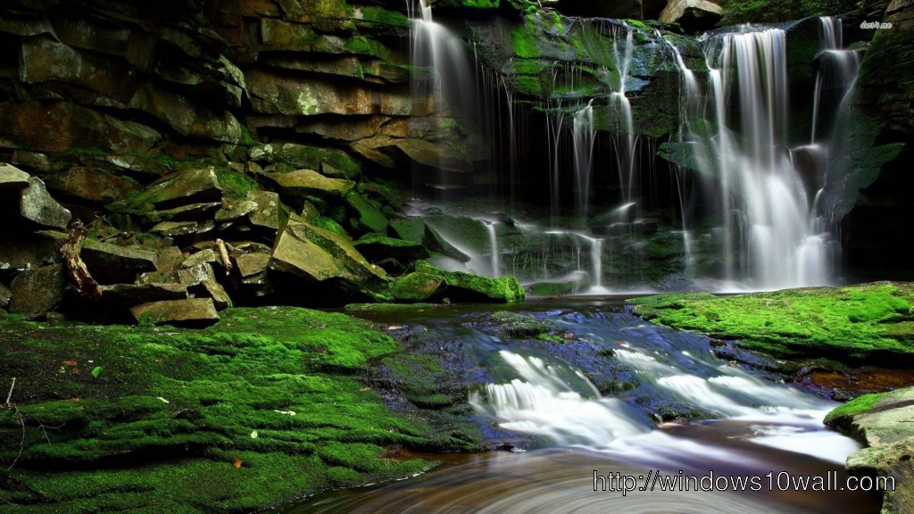 Clear Waterfall Next Wallpaper - windows 10 Wallpapers