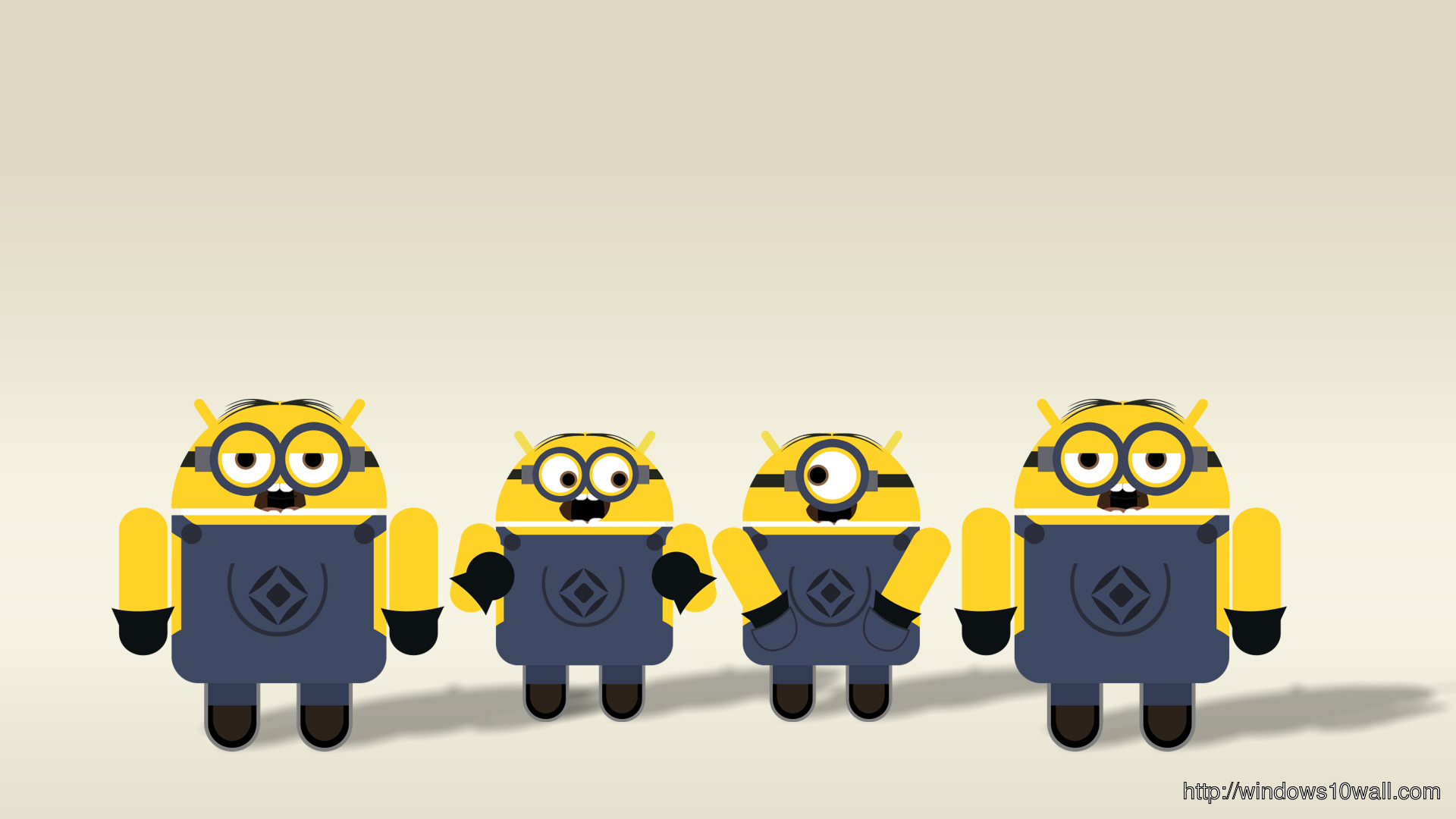 Android Minion Background Wallpaper