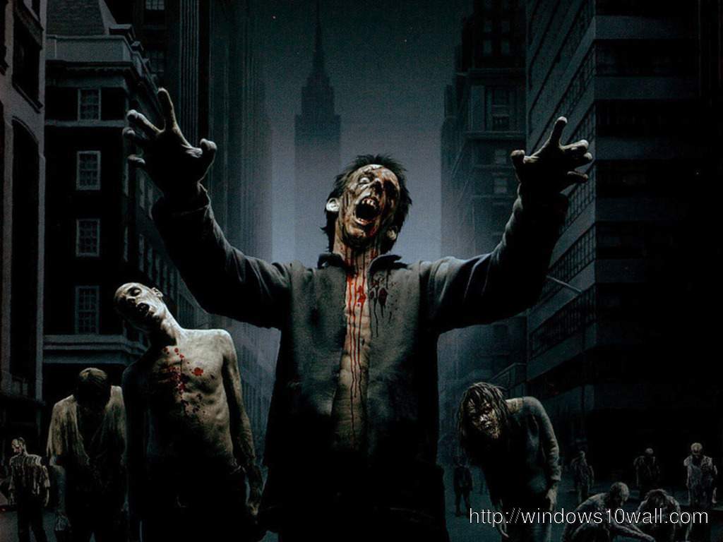 City Zombies Background Wallpaper