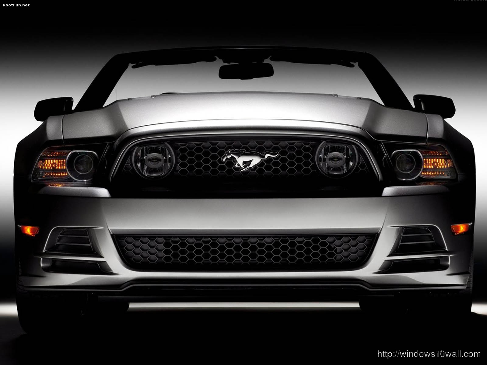 Ford Mustang GT 2013 front Background Wallpaper
