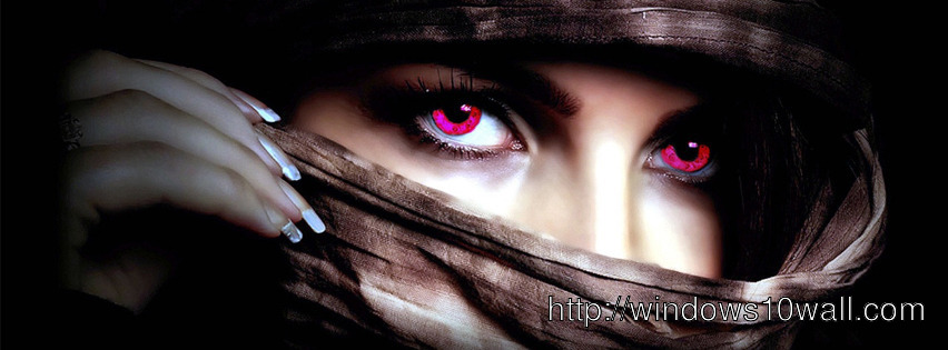 Red Eyes Facebook Background Cover