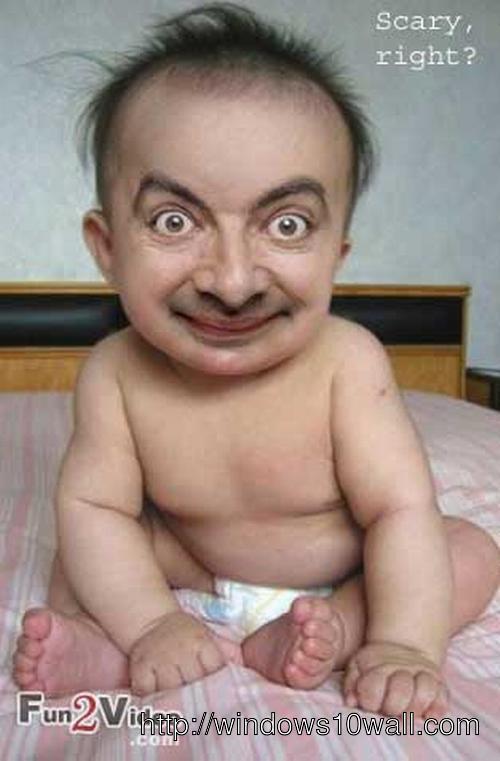 Mr Bean Baby Boy Wallpaper