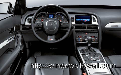Audi A6 Interior Background Wallpaper