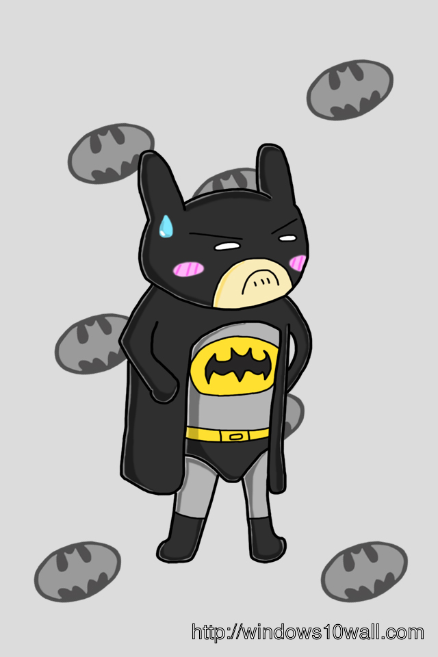 Funny Batman Kid iPhone Background Wallpaper