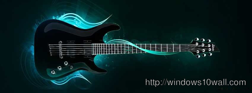 Guittar Abstract Facebook Background Cover