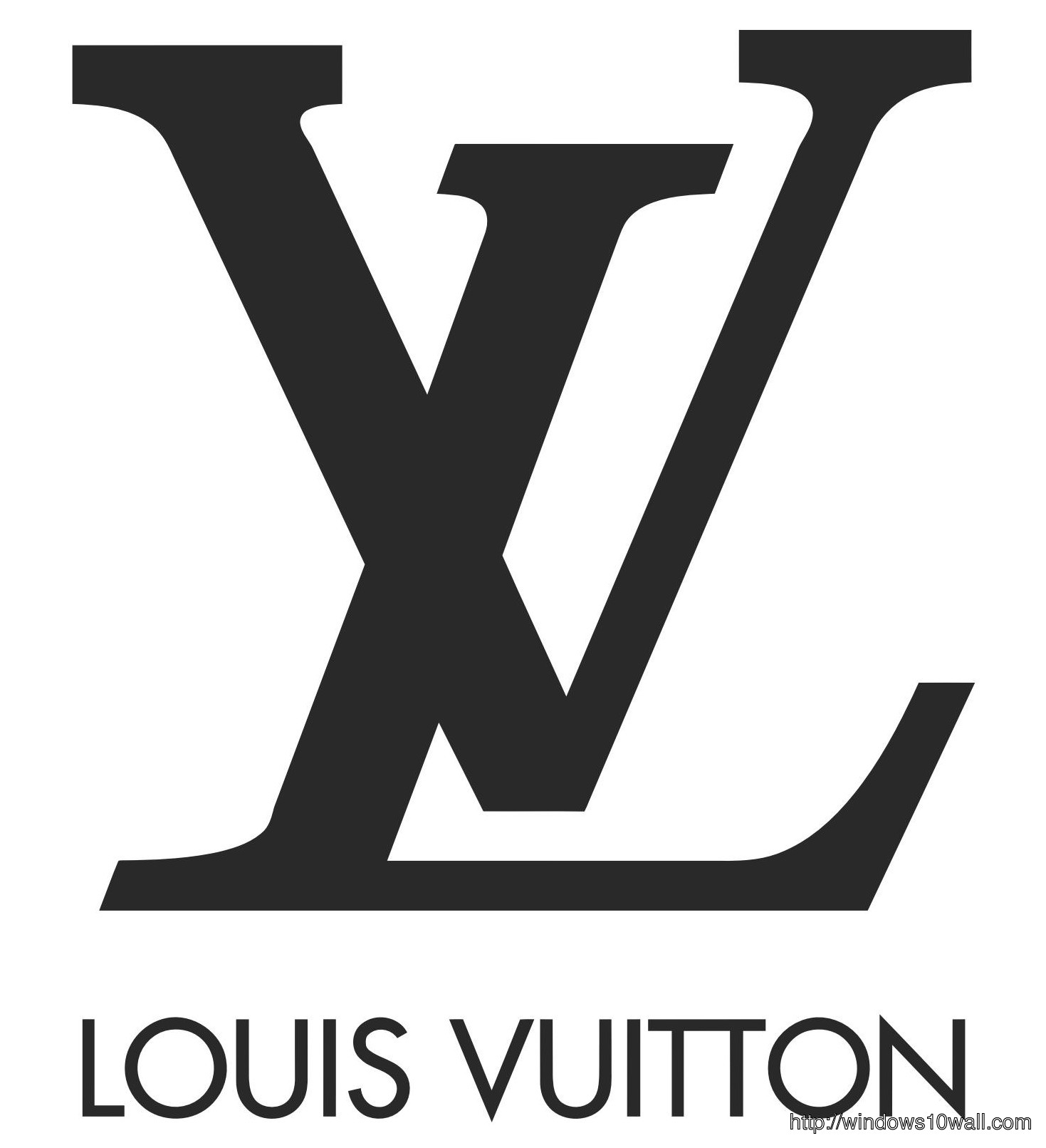 Louis Vuitton Logo Background Wallpaper