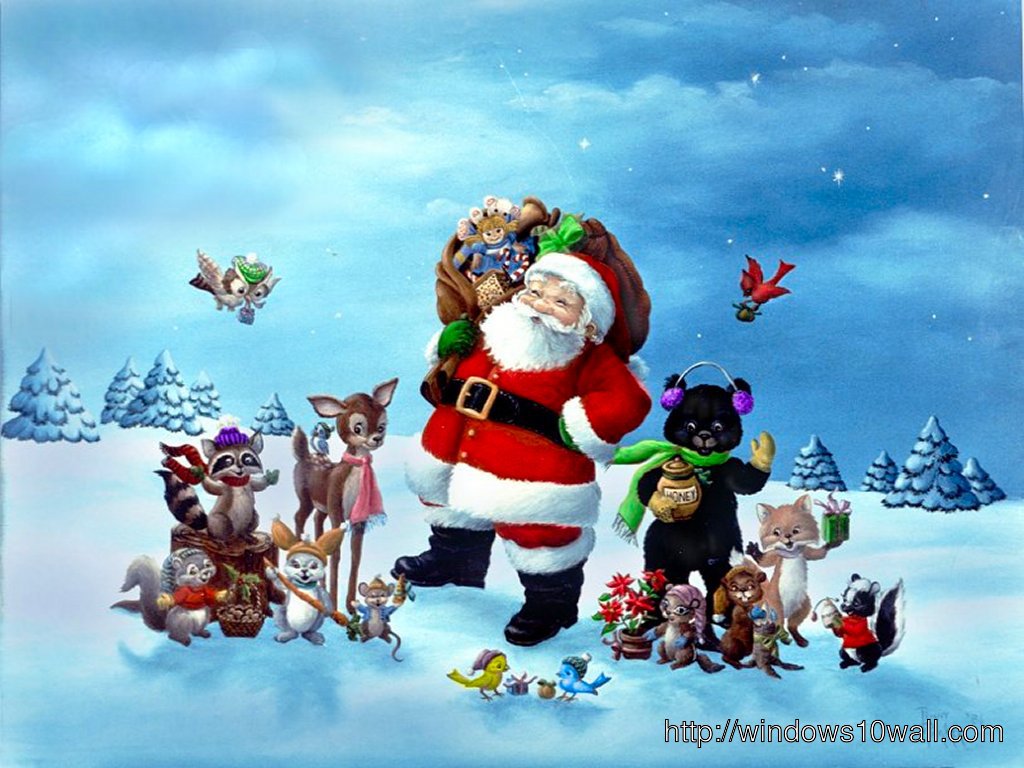3D Christmas Background Wallpaper HD