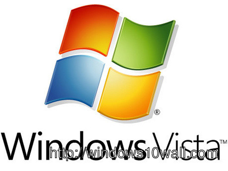 Microsoft Windows Vista Logo Background Wallpaper