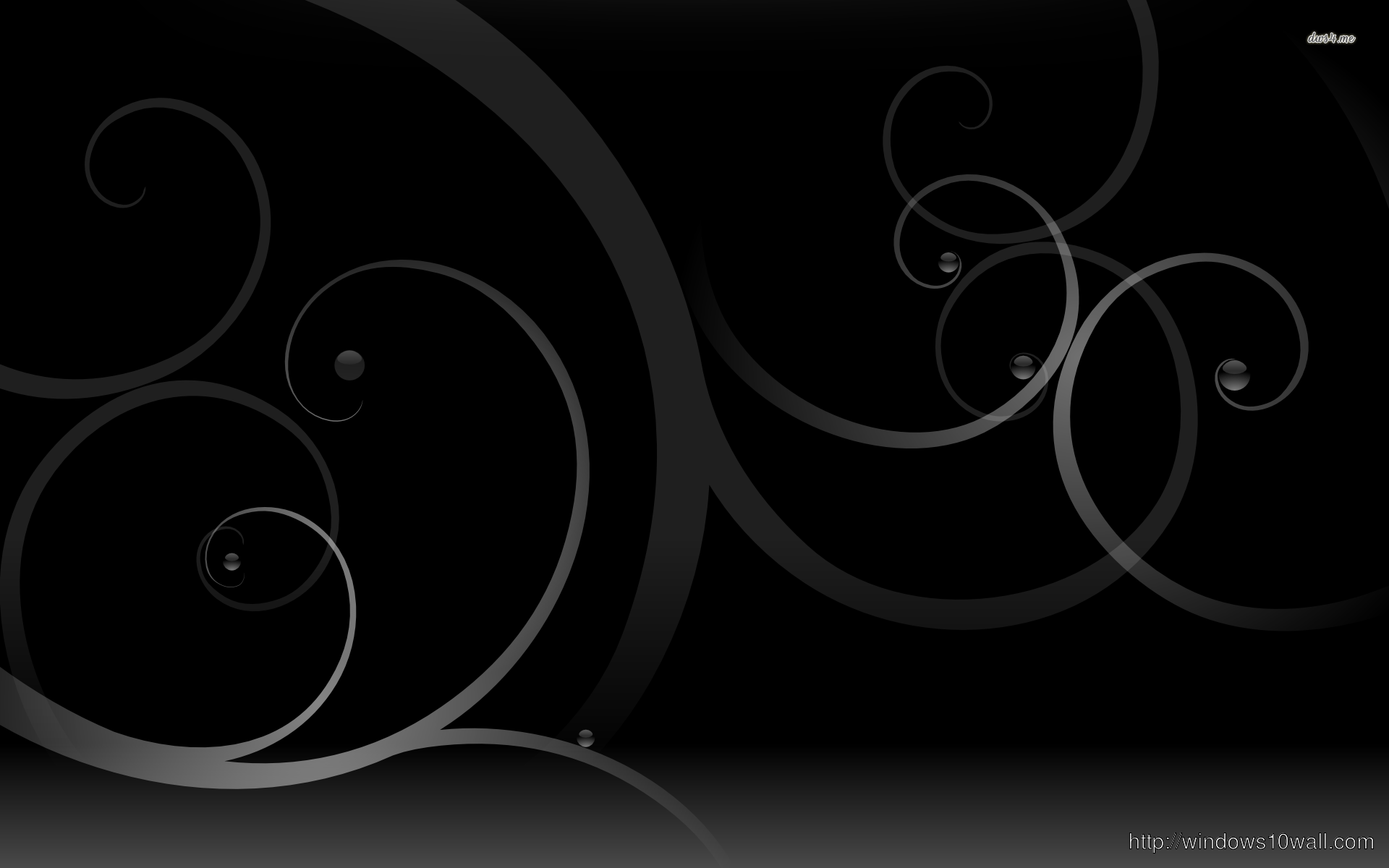 Black Swirls Background Wallpaper