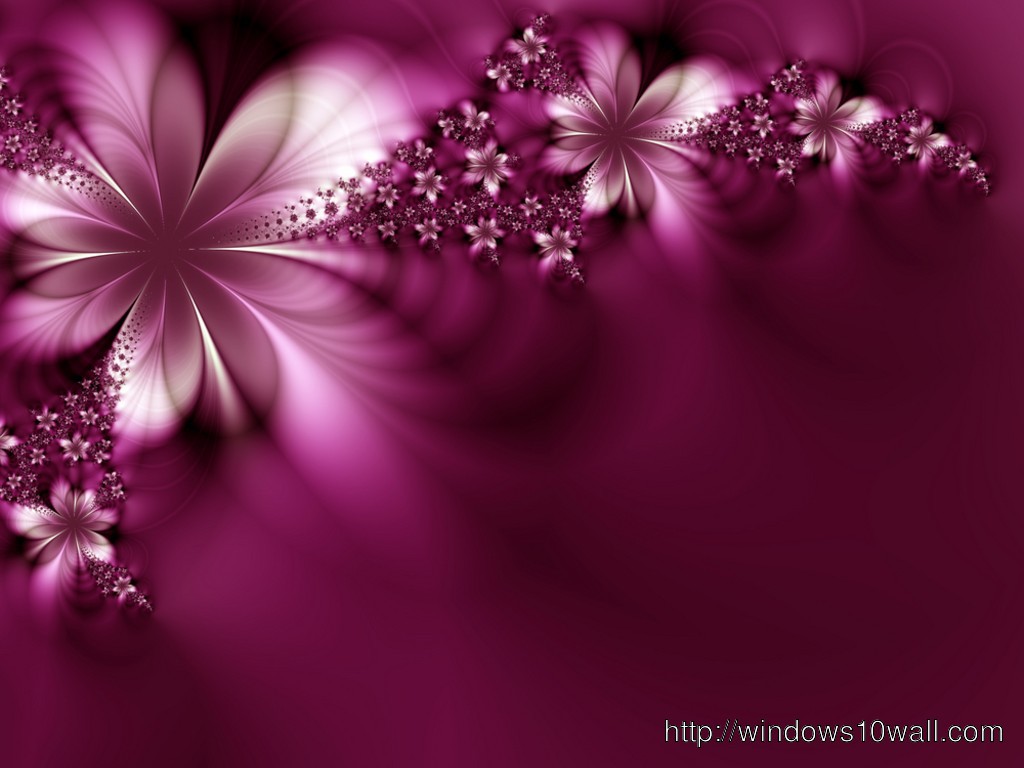 Abstract Purple Flower Background Image