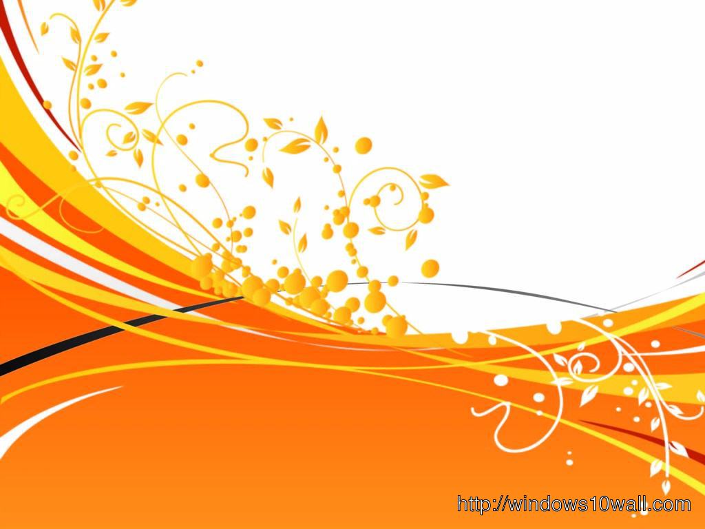 Abstract Orange Design Background Wallpaper