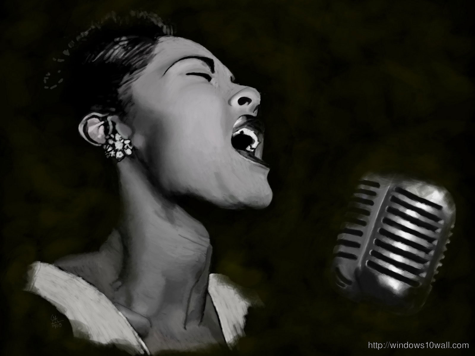 Billie Holiday Desktop Picture