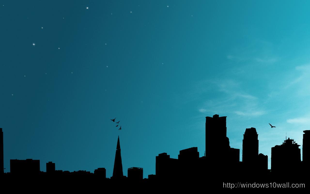NIght City View Abstract Background Image