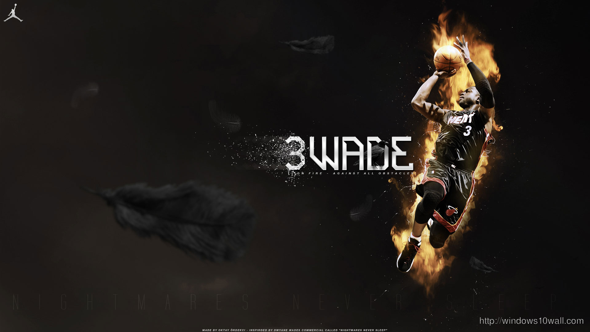 Dwyane Wade Miami Heat Background Wallpaper